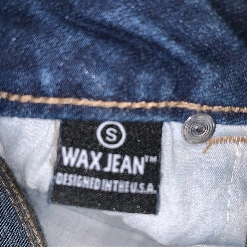 Wax Jean Womens Jean Shorts Stretch Denim  size S - Picture 7 of 7